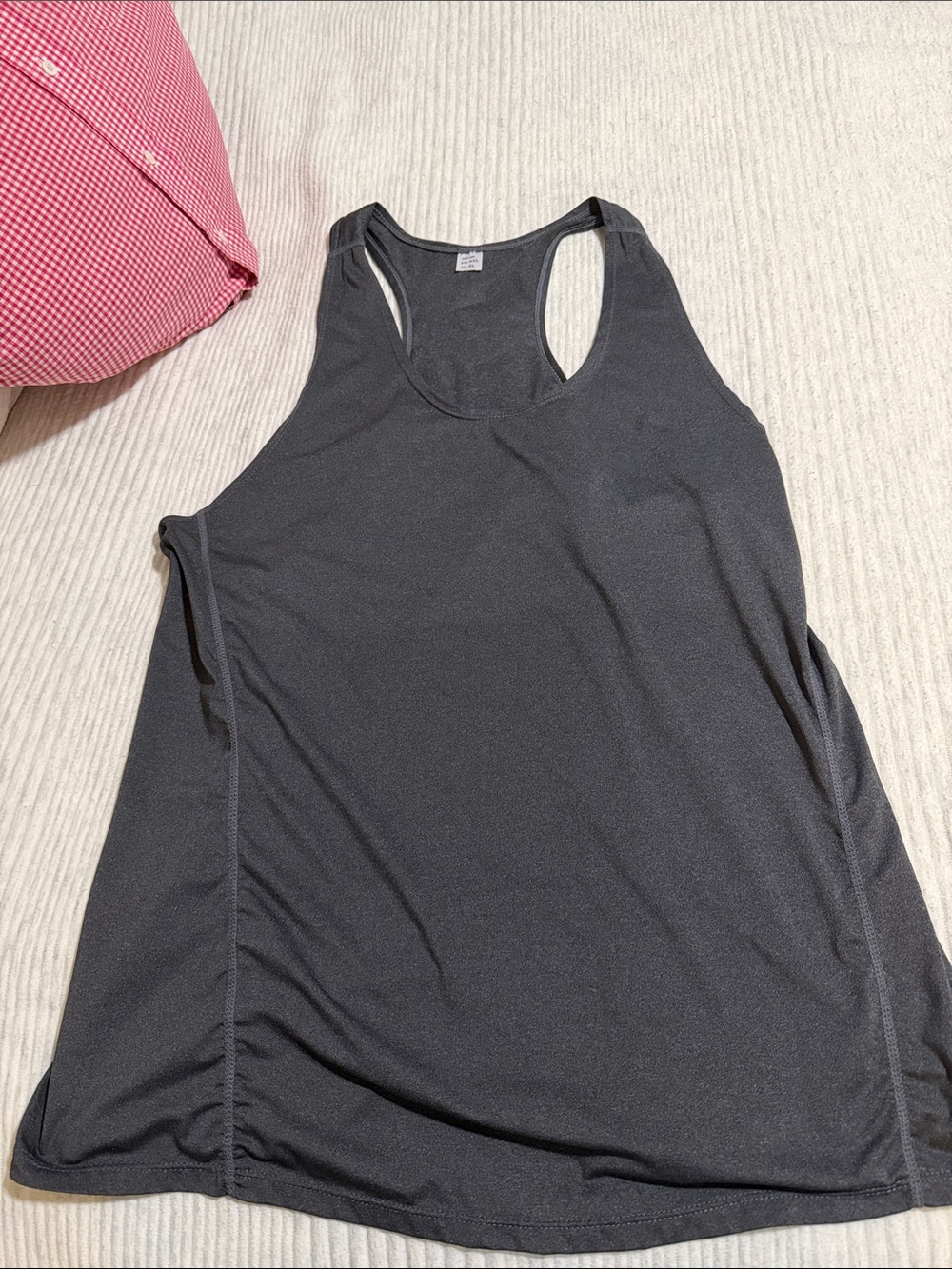 Athletic Mens Racerback Tank Top - Black